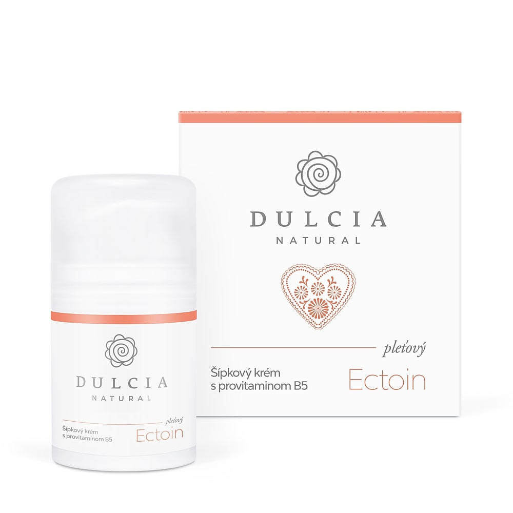 Šípkový krém na tvár - ECTOIN a provitamín B5 - DULCIA natural - 50 ml