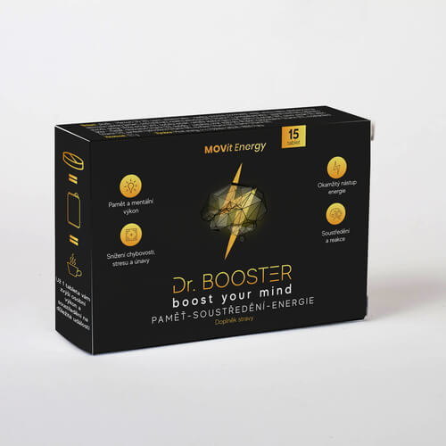 Dr. Booster - paměť, soustředění, energie MOVit Energy15 veganských tbl.