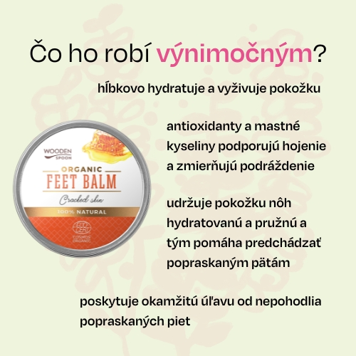 Balzam na nohy "Popraskaná pokožka" Wooden Spoon 15ml vzorka