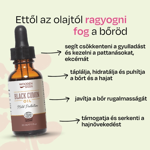 Feketekömény-magolaj Wooden Spoon 30ml
