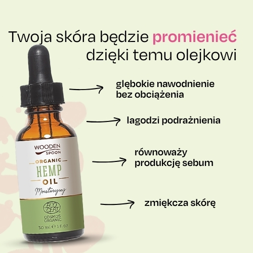 Olej z konopi Wooden Spoon 30 ml