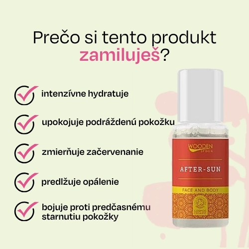 Hydratačný olej po opaľovaní s červeným pomarančom Wooden Spoon 10ml vzorka