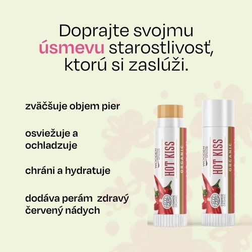 Balzam na pery Horúci bozk Wooden Spoon 4,3ml