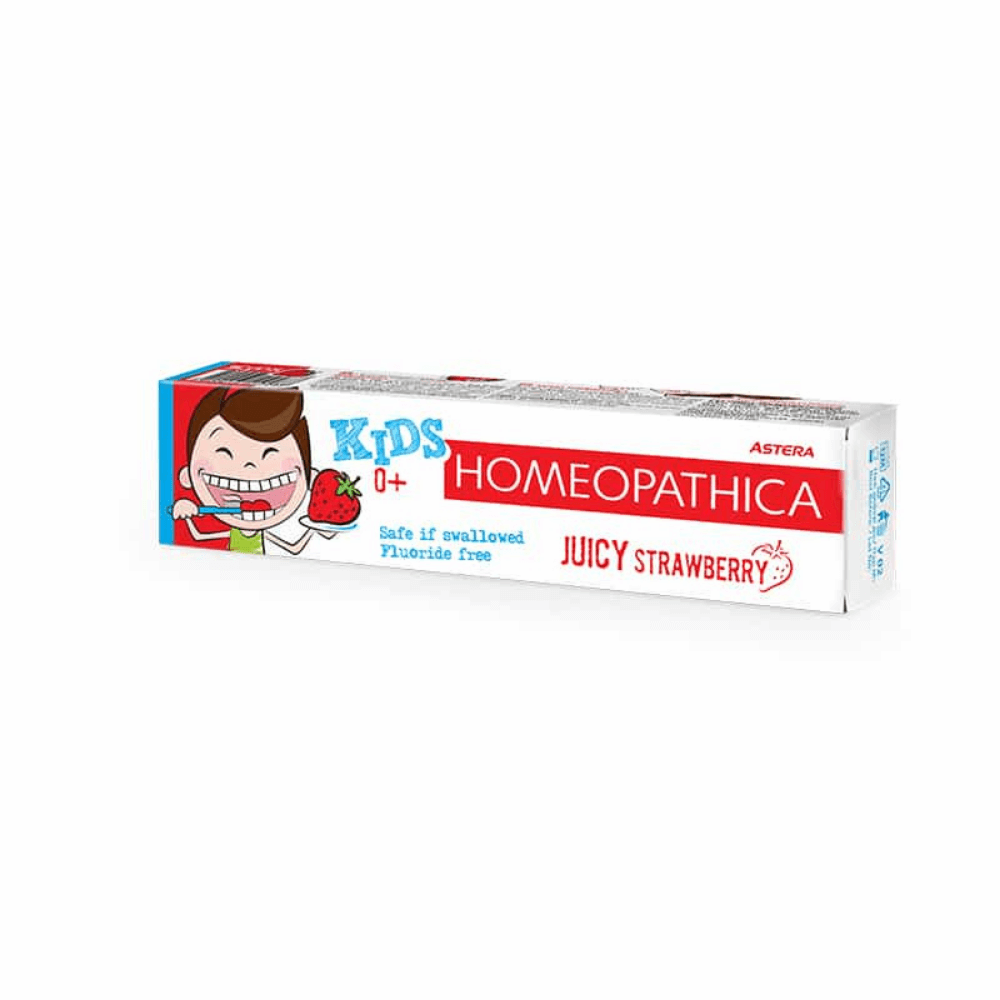 Zubná pasta 0+ Šťavnatá jahoda Astera Homeopathica 50 ml