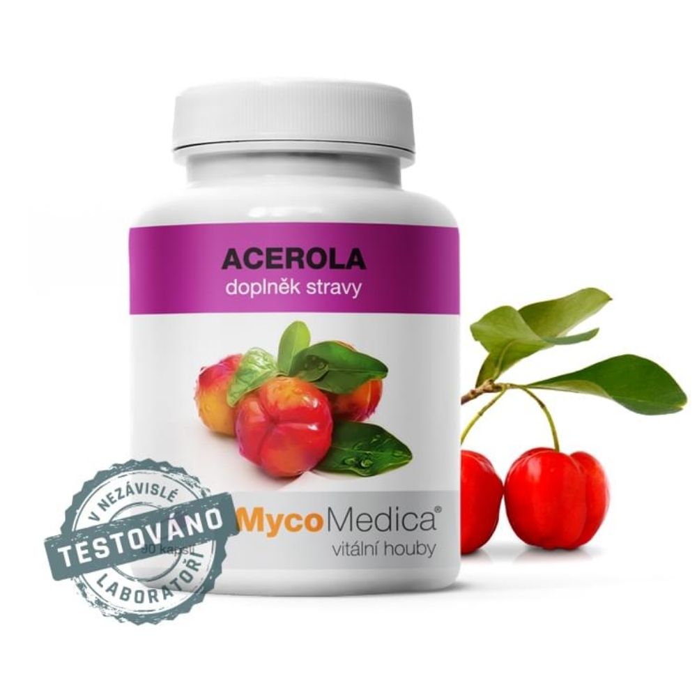 E-shop Acerola v optimálnej koncentrácii MycoMedica 90 rastlinných kapsúl