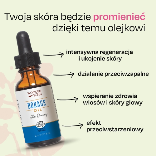 Olej z ogórecznika Wooden Spoon 30 ml