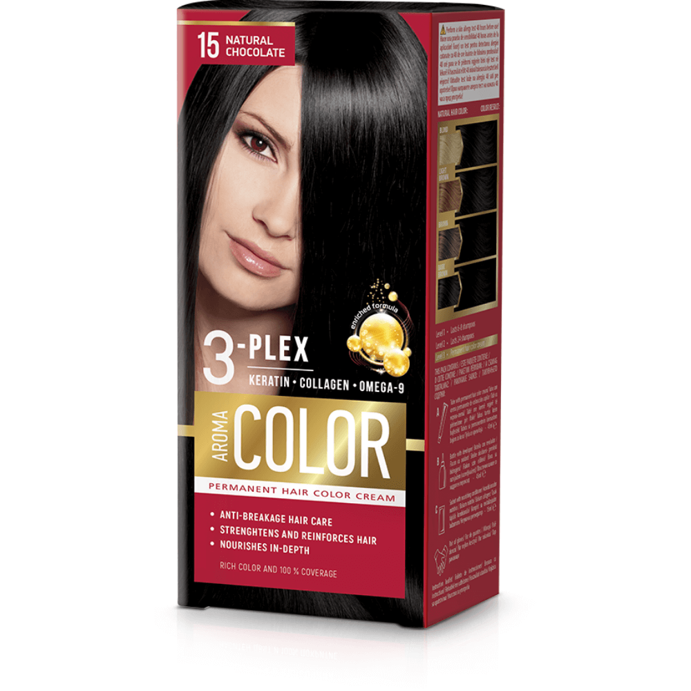 Farba na vlasy - prírodná čokoláda č.15 Aroma Color