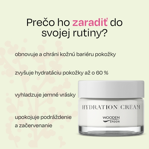 Luxusný hydratačný denný krém Wooden Spoon 50ml