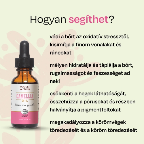 Kamélia olaj Wooden Spoon 30 ml