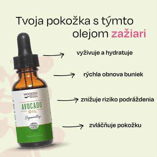 Avokádový olej Wooden Spoon 30 ml