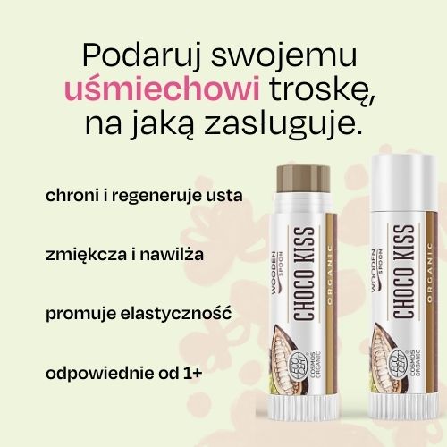 Balsam do ust Czekoladowy Pocałunek Wooden Spoon 4,3ml