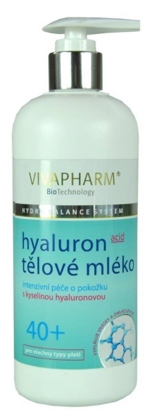 E-shop Telové mlieko s kyselinou hyalurónovou VIVAPHARM 400 ml
