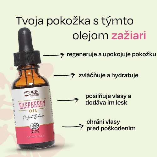 Malinový olej Wooden Spoon 30ml