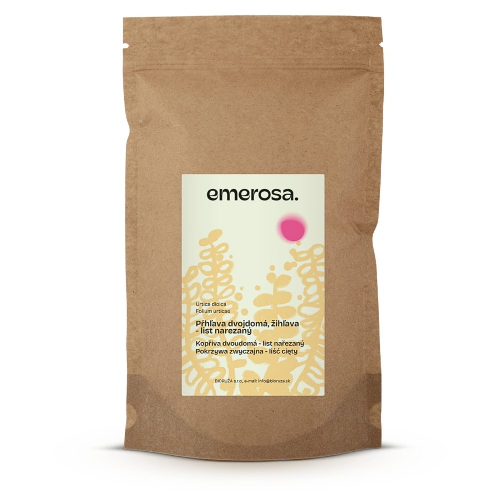 Pŕhľava dvojdomá, žihľava - list narezaný - Urtica dioica - Folium urticae Emerosa 250 g