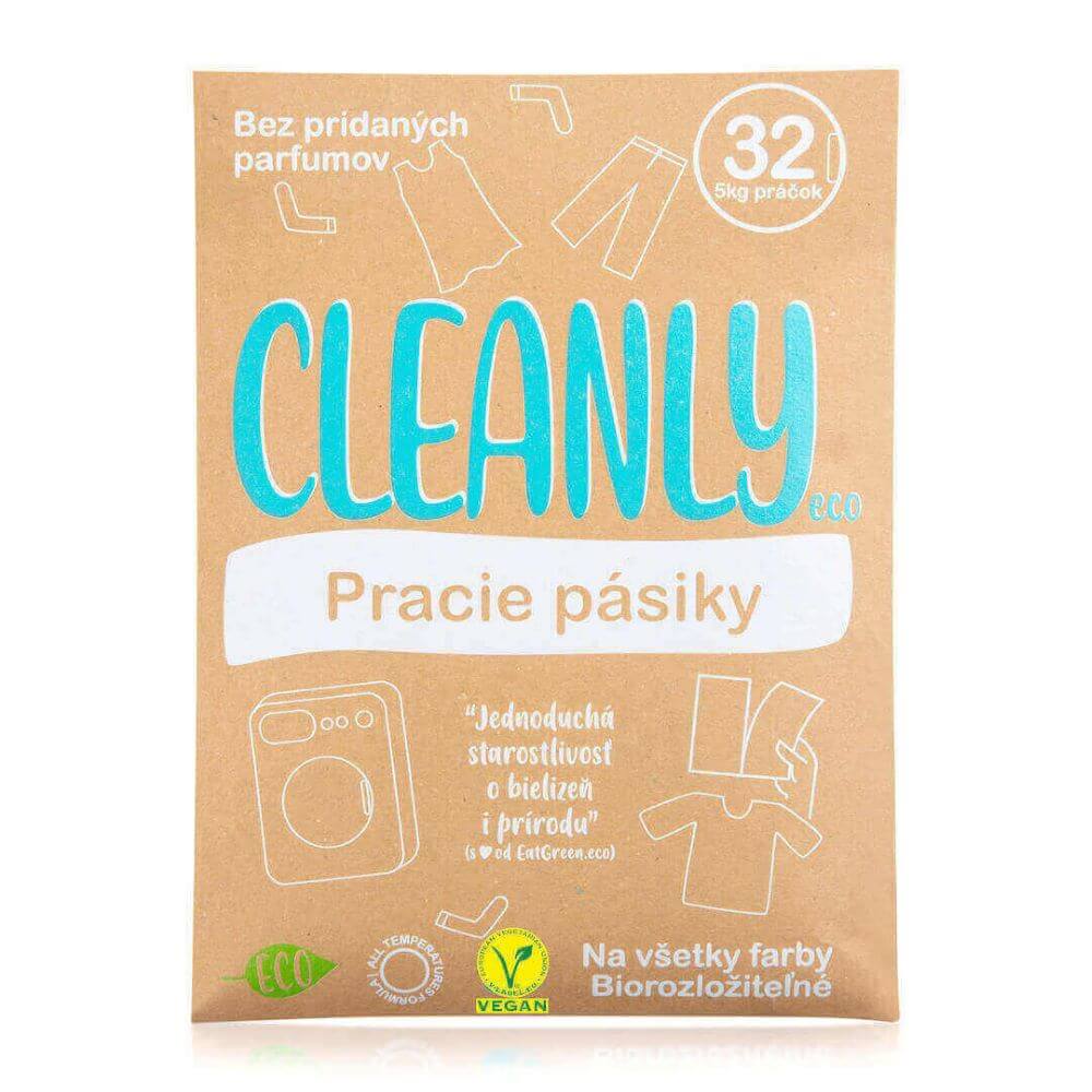 Levně Prací pásky na 32 praní Cleanly Eco EatGreen 48 g