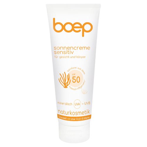 Prírodný opaľovací krém sensitive spf 50 Boep 100ml