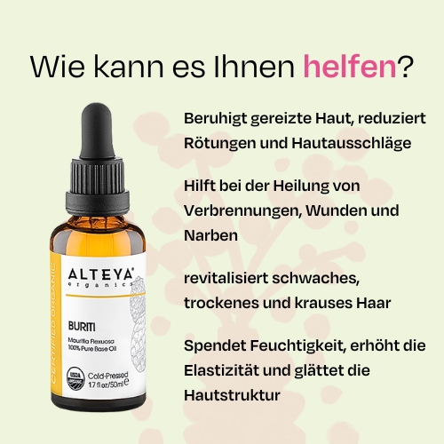 Buriti Öl 100% Alteya Organics 50 ml