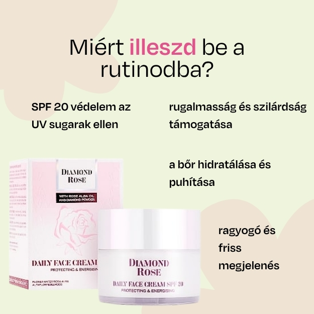 Nappali krém SPF 20 Diamond Rose Biofresh 50 ml