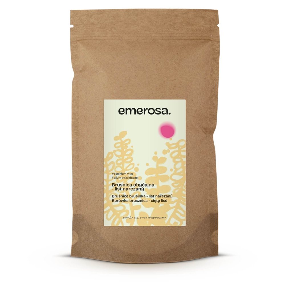 Brusnica obyčajná - list narezaný - Vaccinium vitis - Folium vitis idaeae Emerosa 50 g