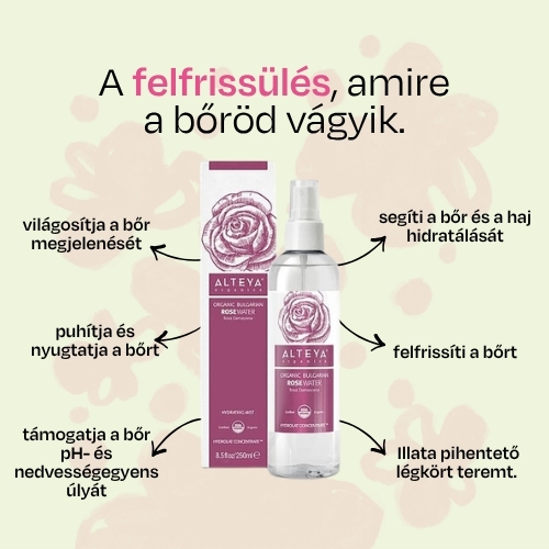 Alteya Organics rózsa víz 250ml