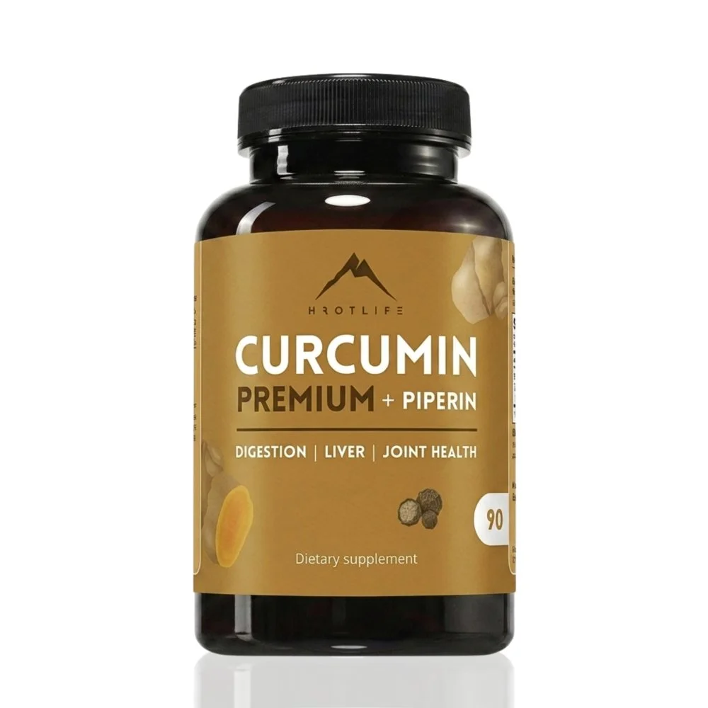 Kurkumina Premium z piperyną Hrotlife 90 kaps.