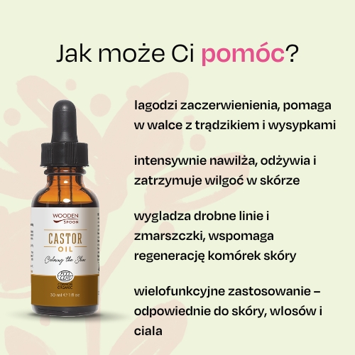 Olej rycynowy Wooden Spoon 30 ml