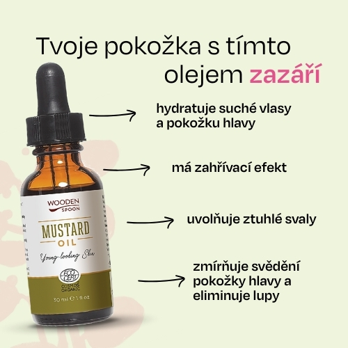 Horčicový olej Wooden Spoon 30 ml