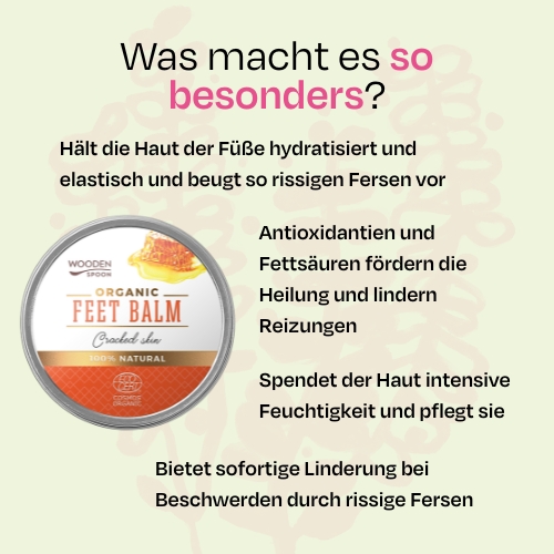 Fußbalsam "Rissige Haut" Wooden Spoon 15ml Probe