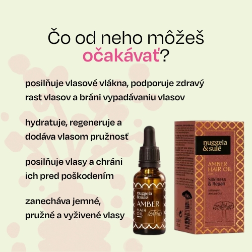 Vlasový olej Amber Nuggela & Sulé 30ml