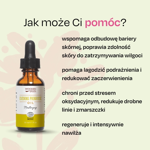Olej z wiesiołka dwuletniego Wooden Spoon 30 ml