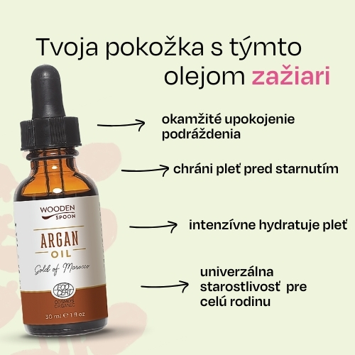 Arganový olej Wooden Spoon 30 ml