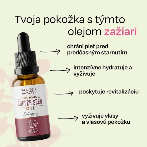 Olej z kávových zŕn  Wooden Spoon 10ml