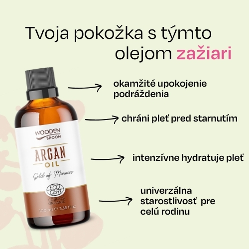 Arganový olej Wooden Spoon 100 ml