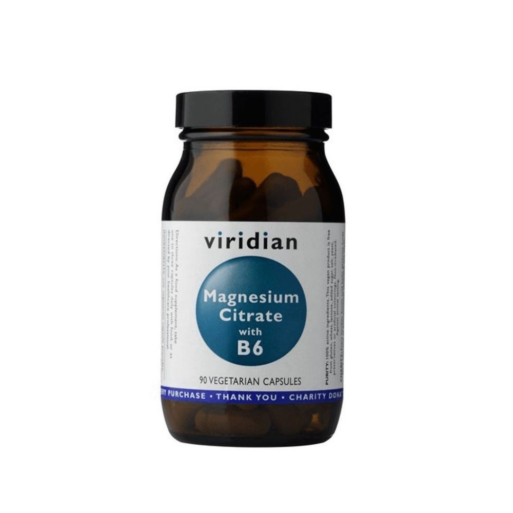 Levně Hořčík s vitamínem B6 Viridian 90 kapslí