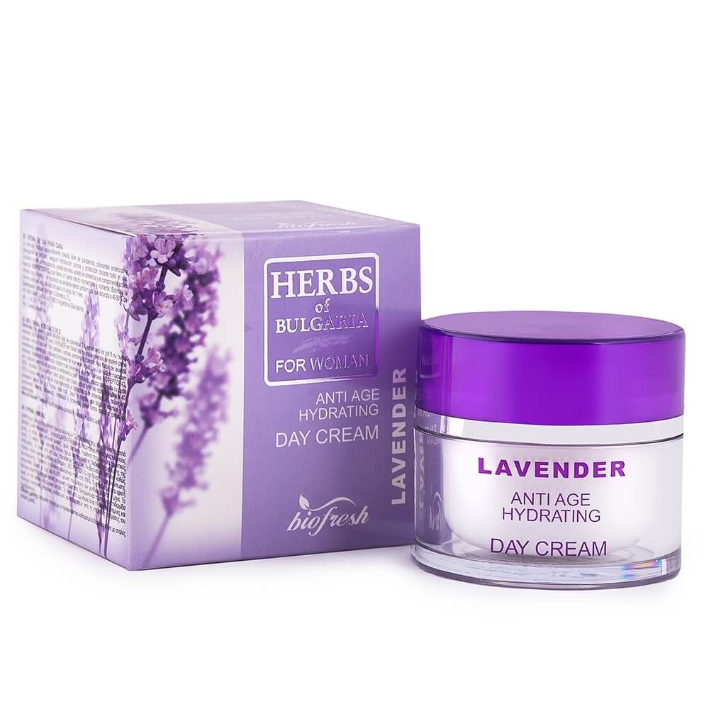 Denný pleťový krém proti starnutiu z levandule Lavender 50ml
