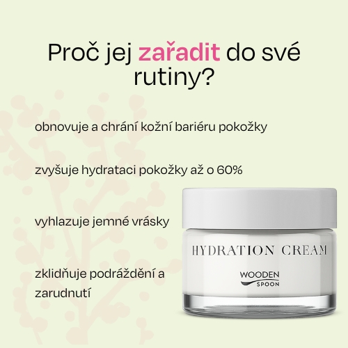Luxusní hydratační denní krém Wooden Spoon 50ml