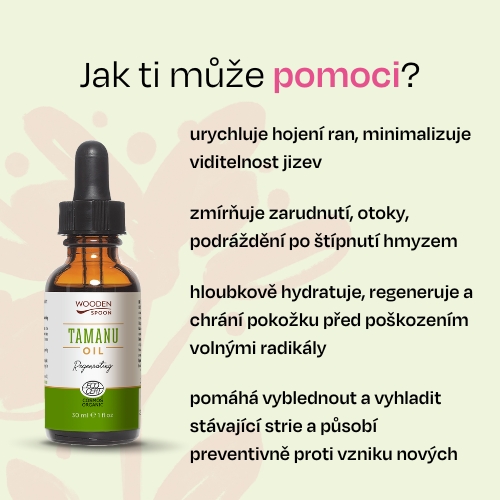 Tamanu olej Wooden Spoon 30 ml