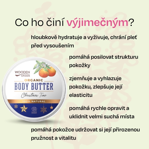 Tělové máslo "Christmas time" Wooden Spoon 100ml