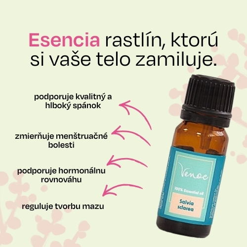 Esenciálny olej Šalvia muškátová Venoc 10ml