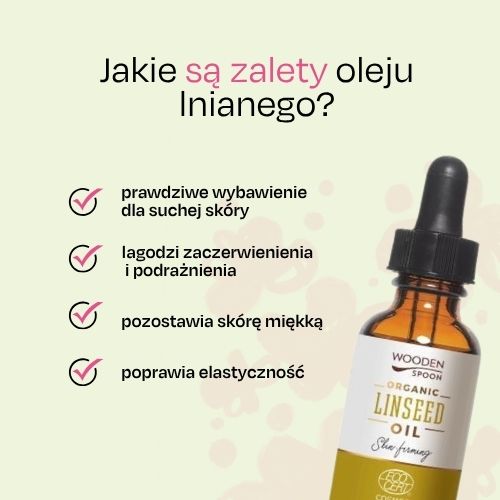 Olej lniany Wooden Spoon 30 ml