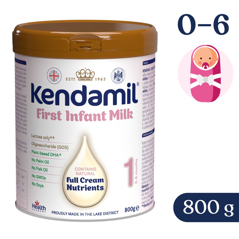 Počiatočné dojčenské mlieko 1 DHA+ Kendamil 800 g