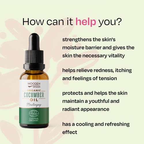 Cucumber oil Wooden Spoon 10ml