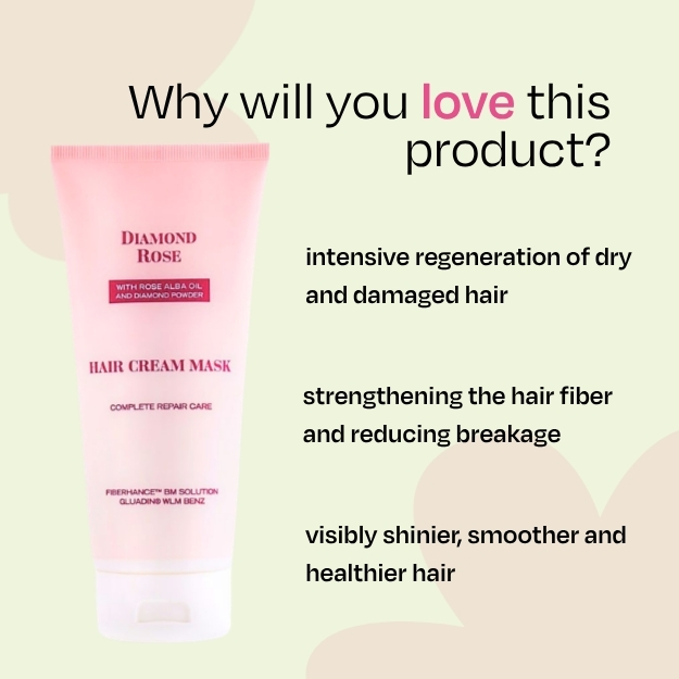 Creamy Hair Mask Diamond Rose Biofresh 200 ml