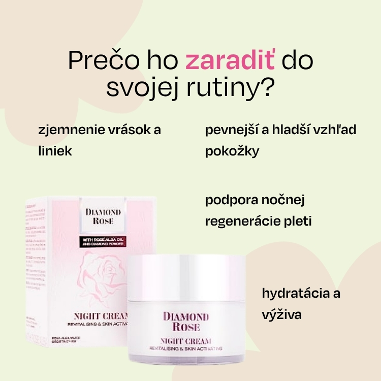 Revitalizačný nočný krém Diamond Rose Biofresh 50 ml