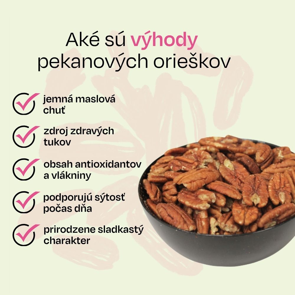 Pekanové oriešky natural Emerosa
