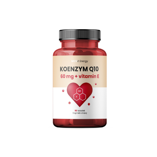 Levně Koenzým Q10 60 mg + vitamín E MOVit Energy 90 kapsúl