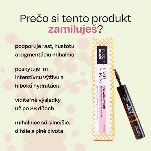 Sérum na mihalnice - sila + objem Nuggela & Sulé 2x5ml