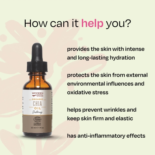 Chia Oil Wooden Spoon 30 ml