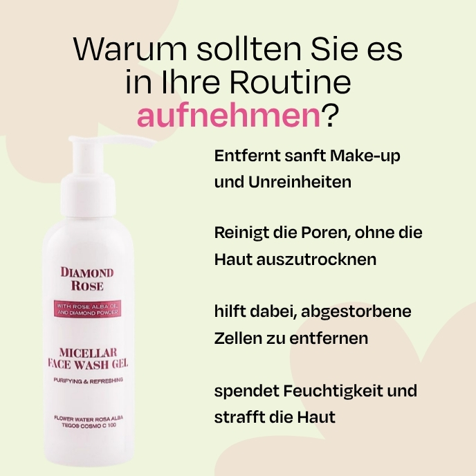 Mizellen Reinigungs Gel Diamond Rose Biofresh 150 ml