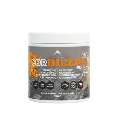 E-shop Corbiceps - prírodný nakopávač s Cordycepsom Hrotlife 350g